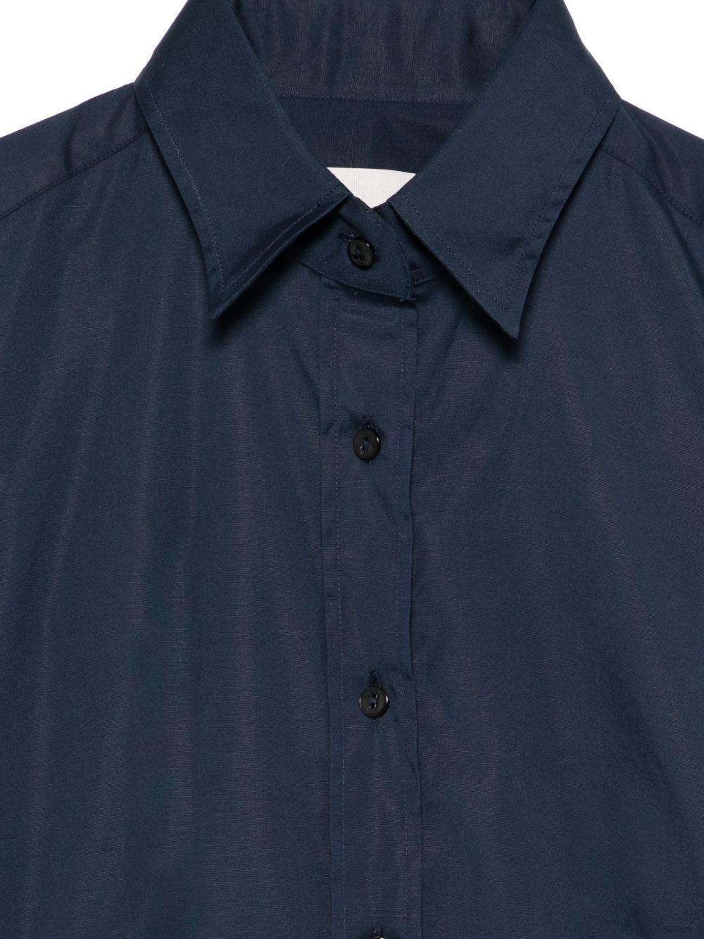 XACUS Camicia a maniche lunghe blu navy