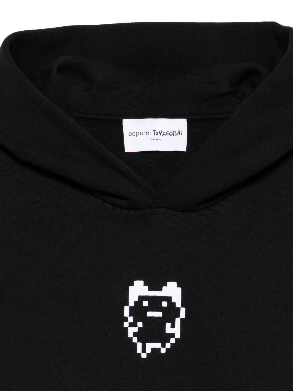 COPERNI Felpa Coperni x Tamagoci in cotone nero
