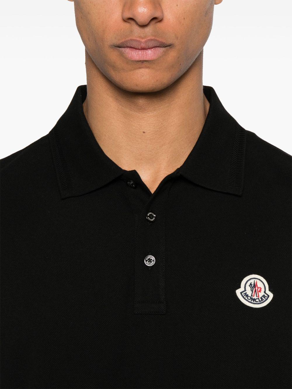 MONCLER Polo in cotone con logo