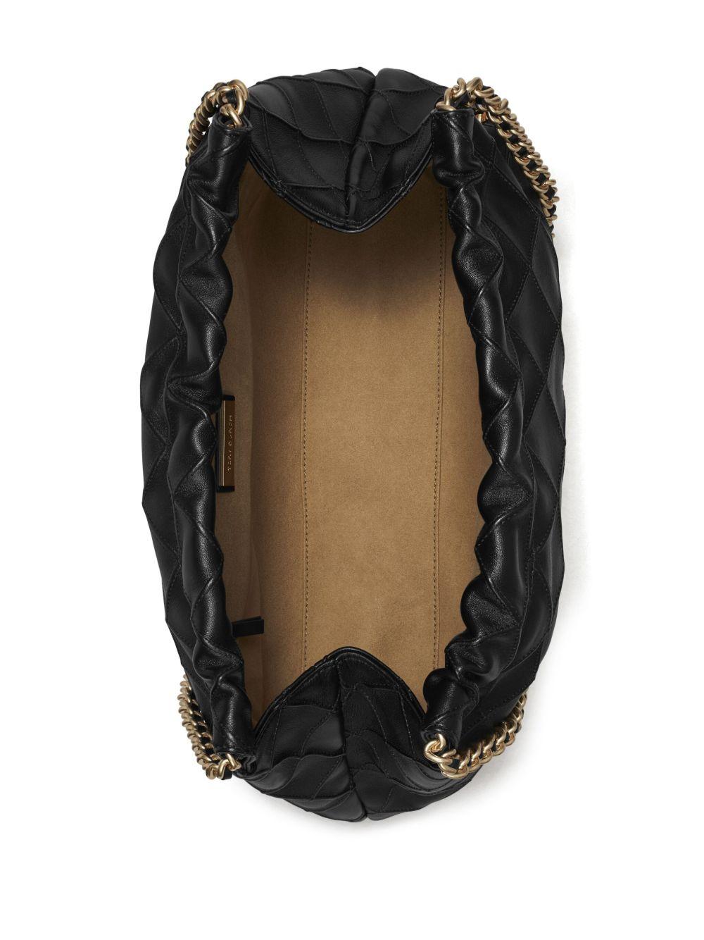 TORY BURCH Borsa a spalla 'Fleming Hobo' in pelle nera