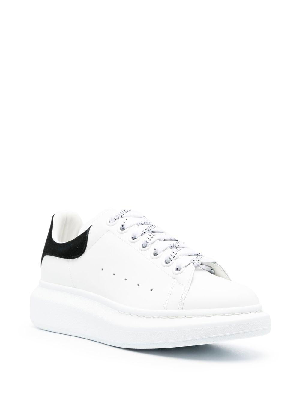 ALEXANDER McQUEEN Sneakers Oversize in pelle di vitello bianca