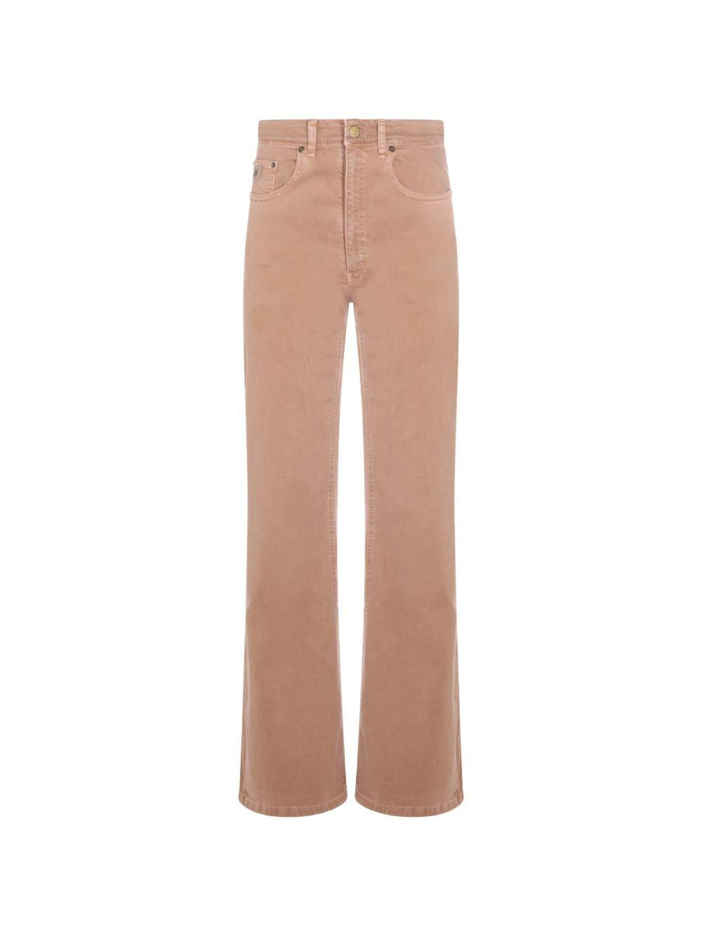 LOIS Jeans marroni chiaro a vita alta