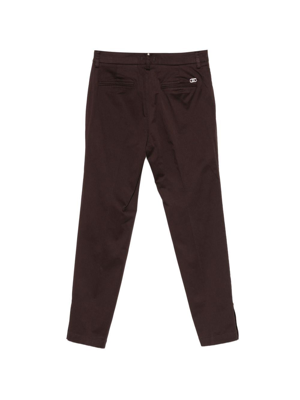 LIUJO Pantaloni classici marroni