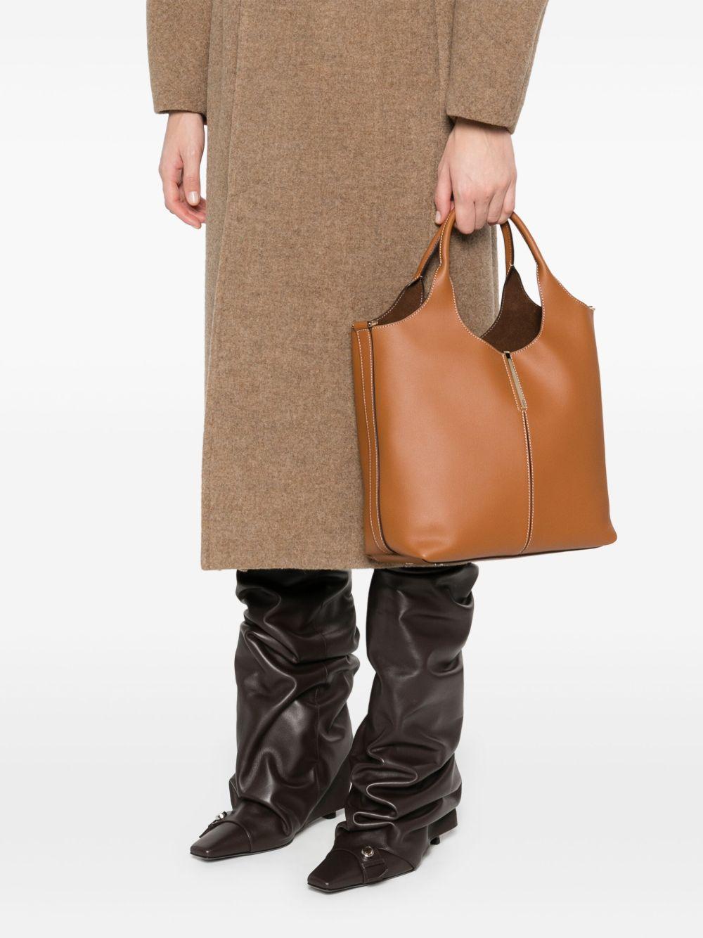 TODS Borsa marrone in pelle marrone