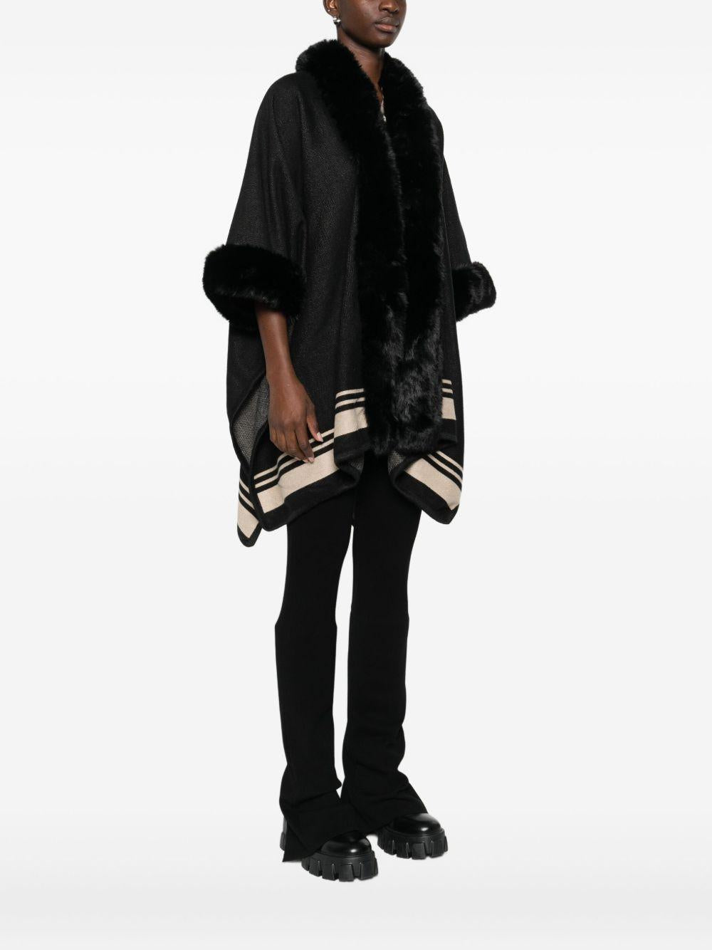 BLUGIRL Mantella con ecopelliccia