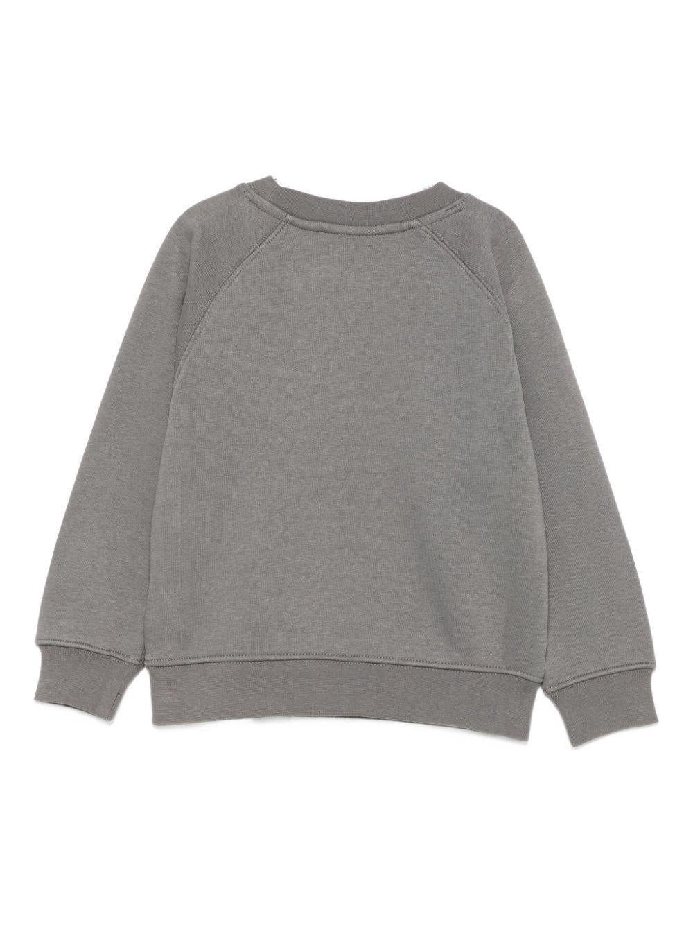 CALVIN KLEIN JEANS Felpa girocollo grigia