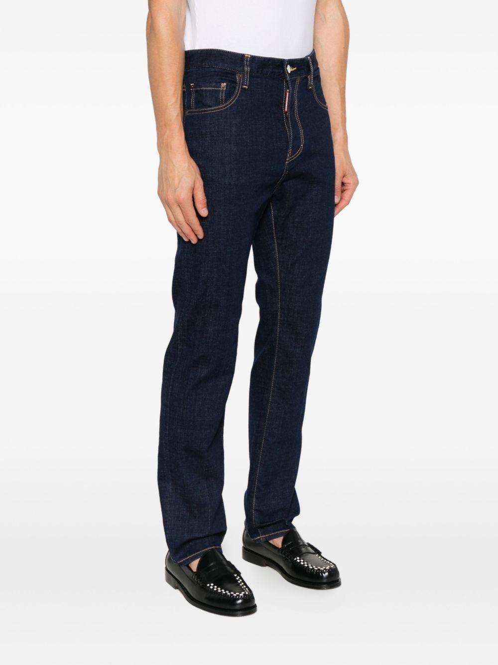 DSQUARED2 Jeans straight blu navy