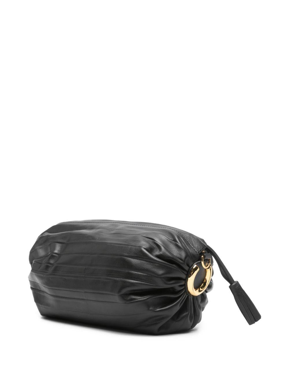 COCCINELLE Borsa a tracolla in pelle nera