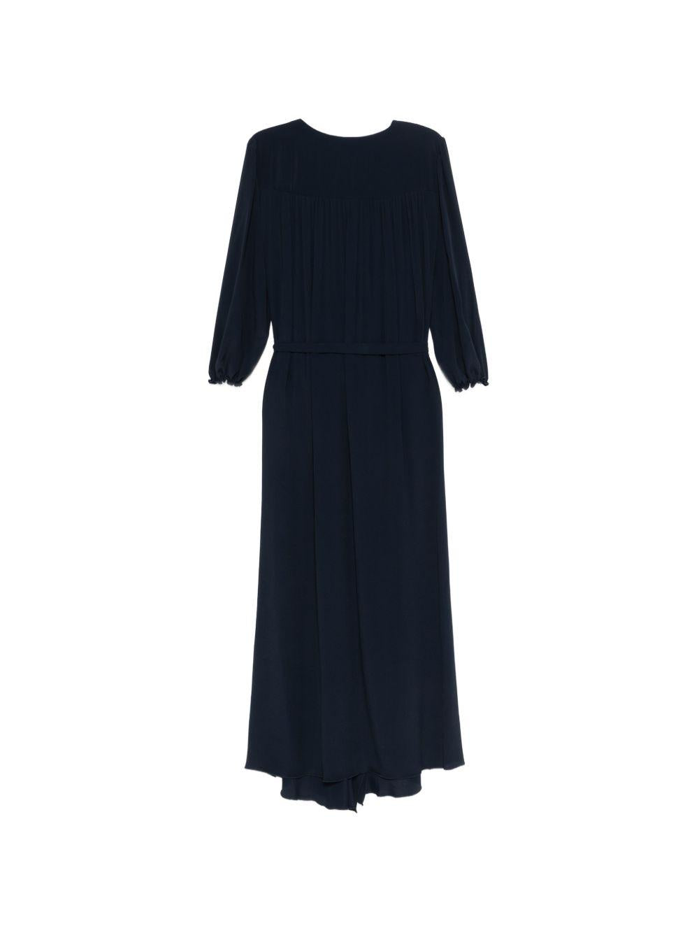 SEVENTY Abito midi blu navy