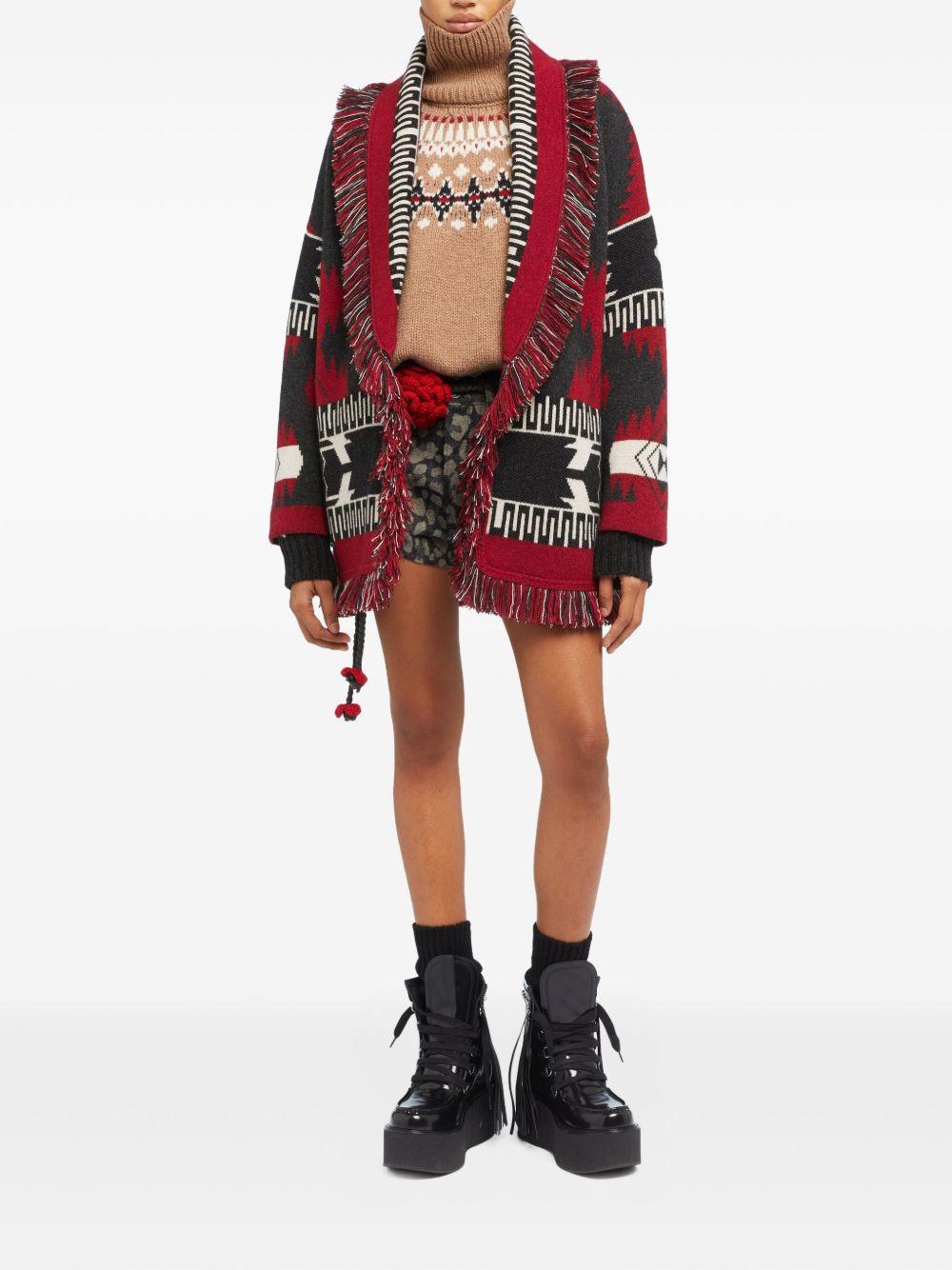 ALANUI Cardigan con motivo Icon jacquard