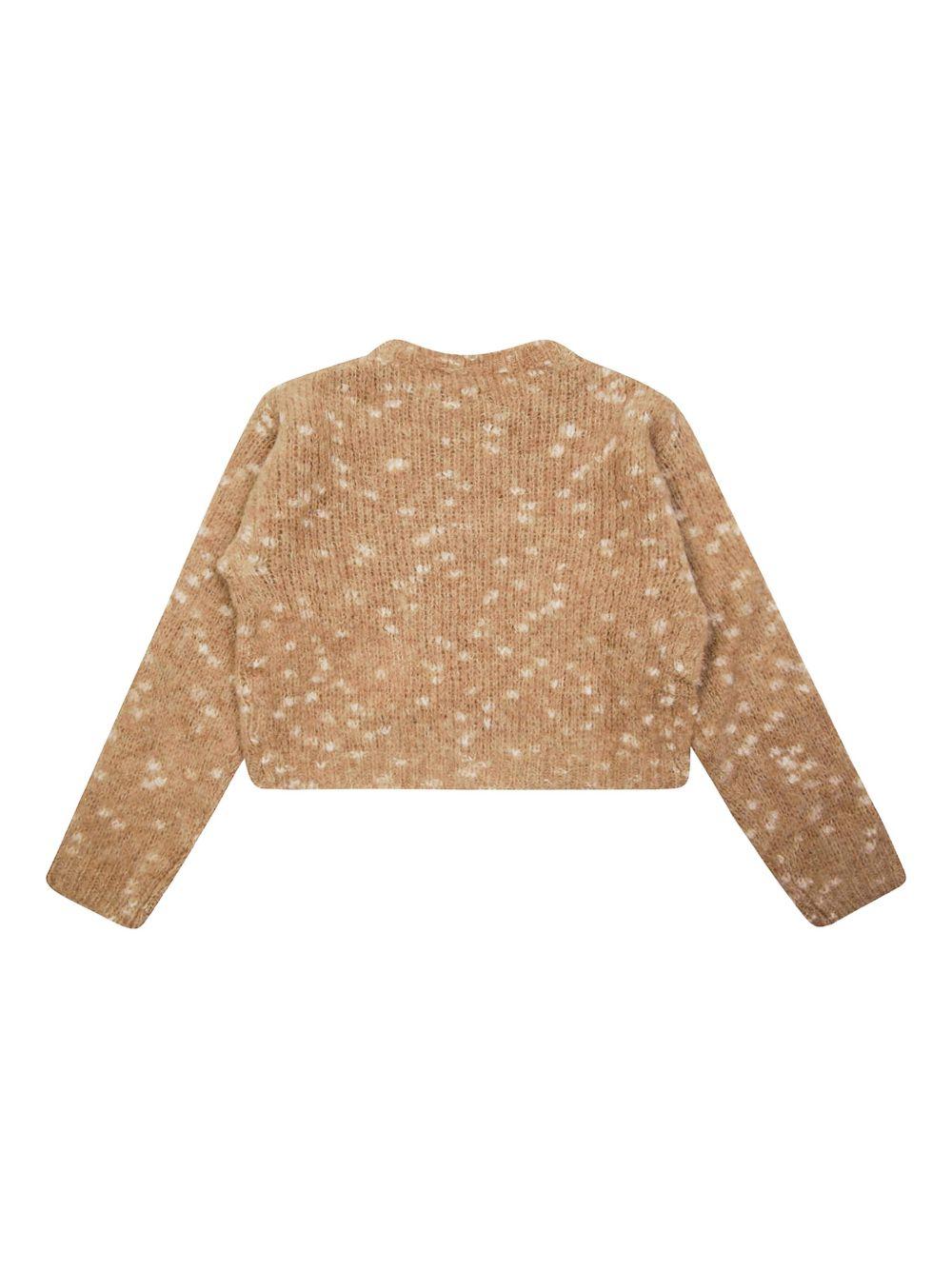 LIUJO Maglia girocollo beige