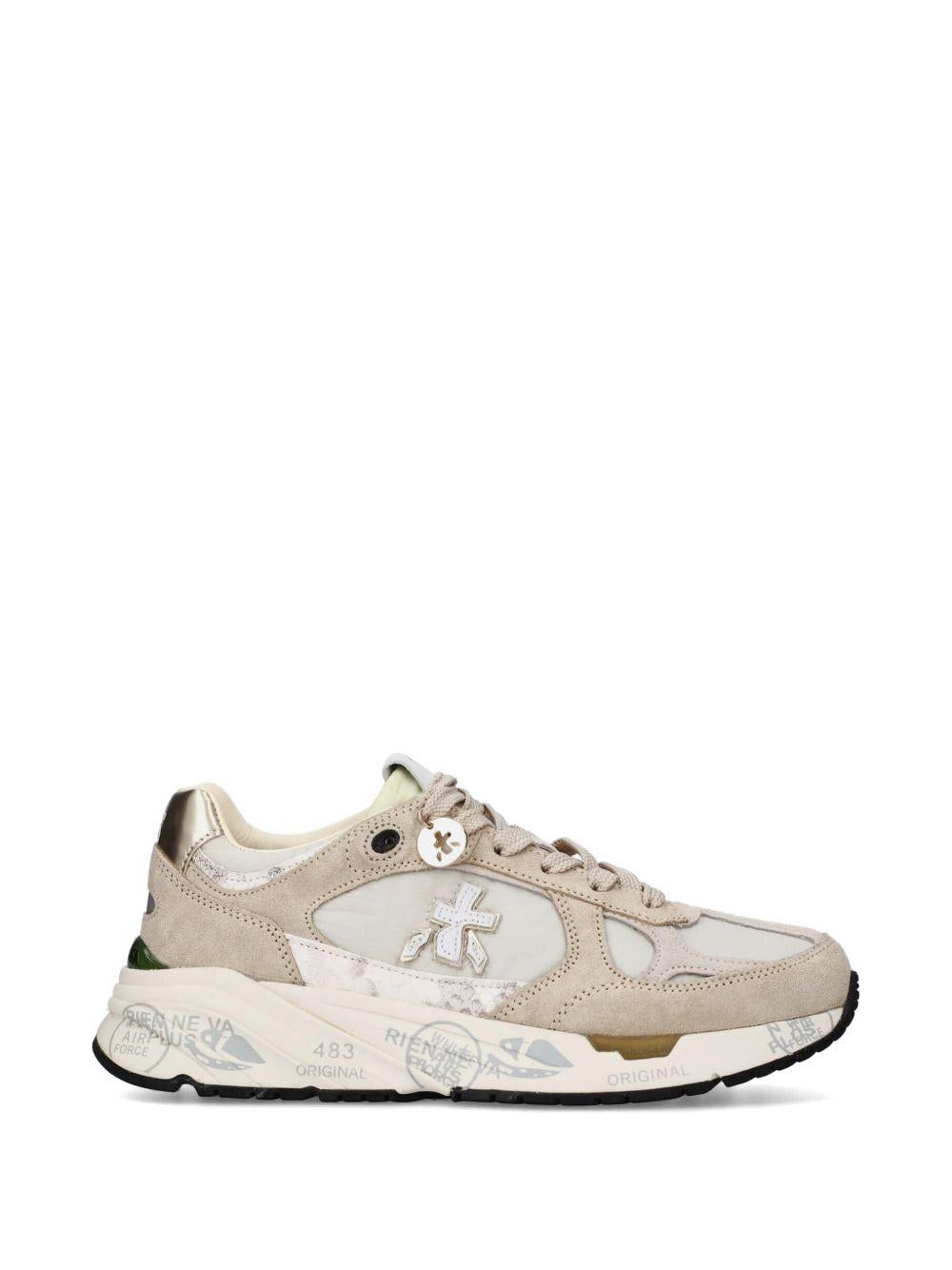 PREMIATA Sneakers con inserti imbottiti beige