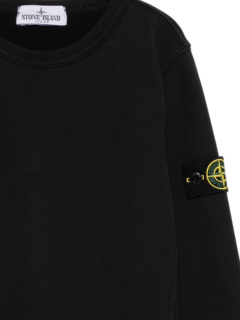 STONE ISLAND Felpa girocollo con logo