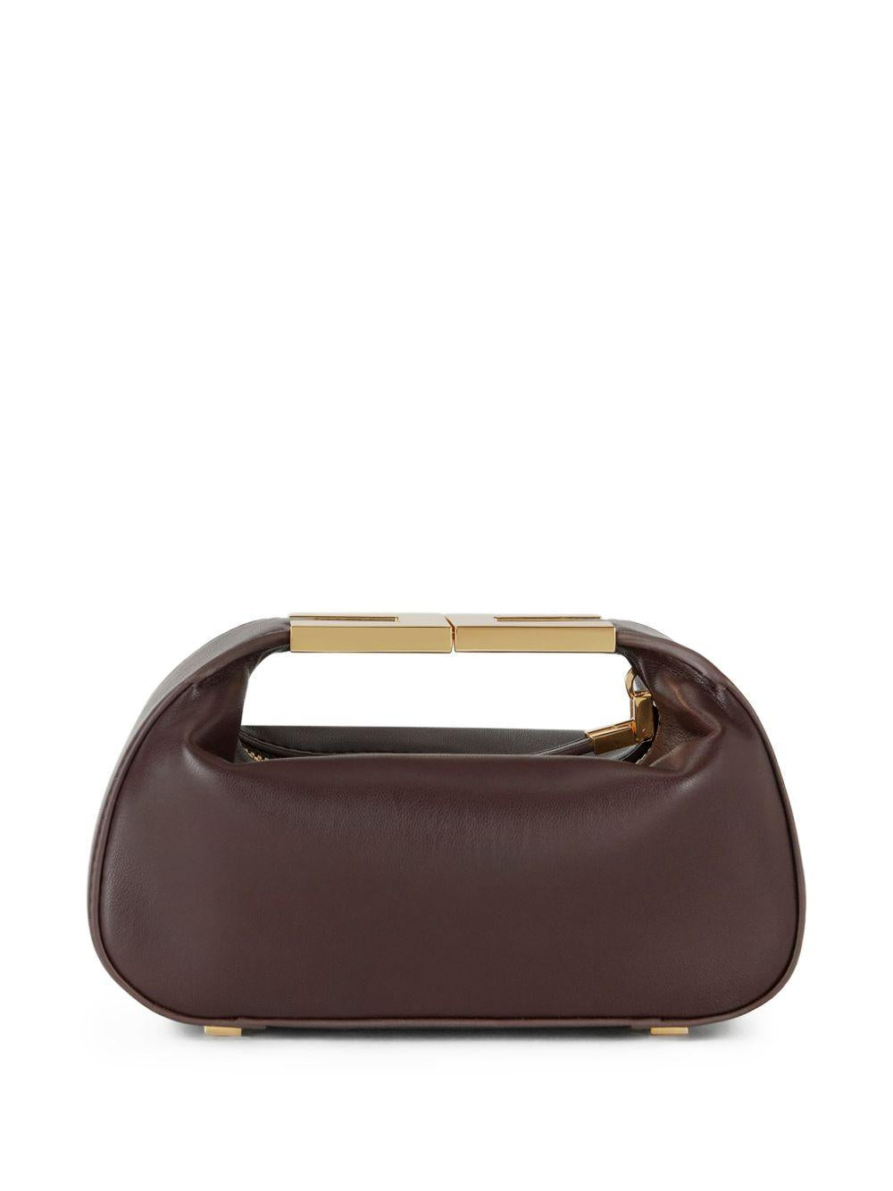 ELISABETTA FRANCHI Borsa Hobo con manico gioiello