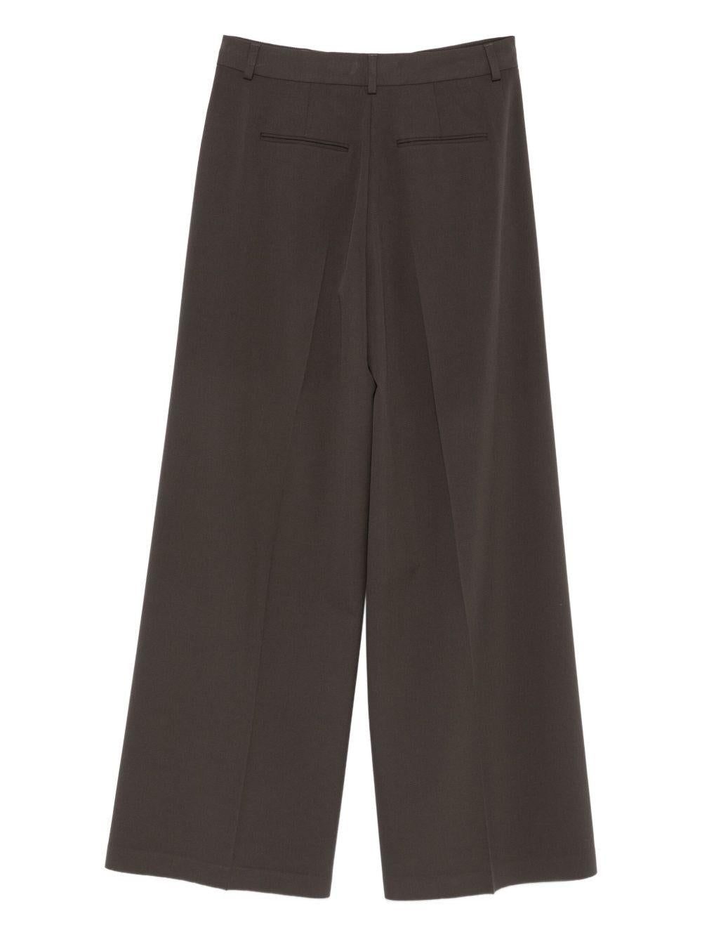 BLUGIRL Pantaloni wide-leg marroni