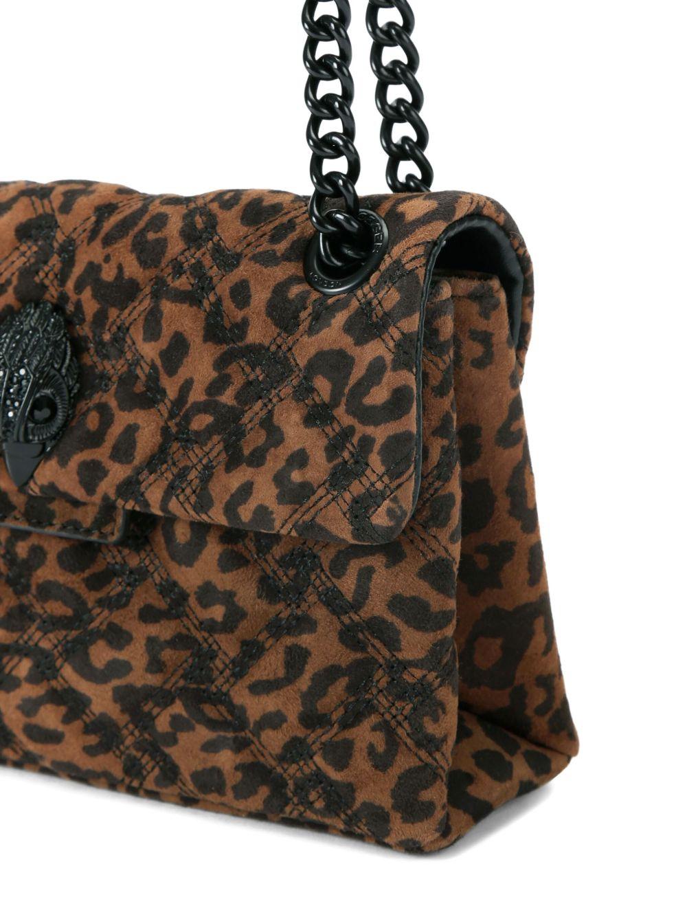 KURT GEIGER Borsa a spalla mini Kensington in stampa animalier