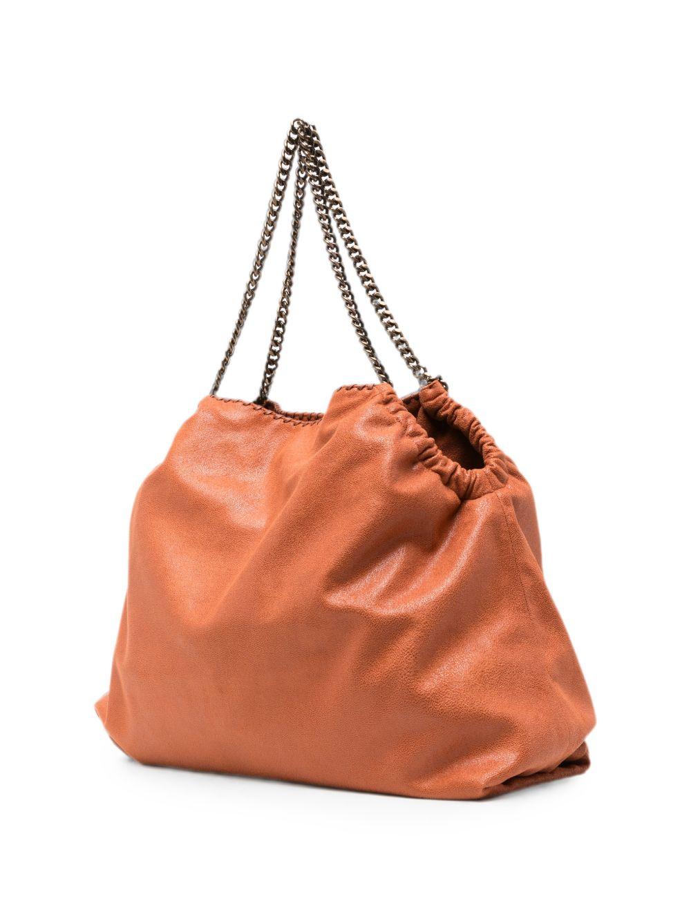 STELLA MCCARTNEY Borsa tote in ecopelle con tracolla a catena