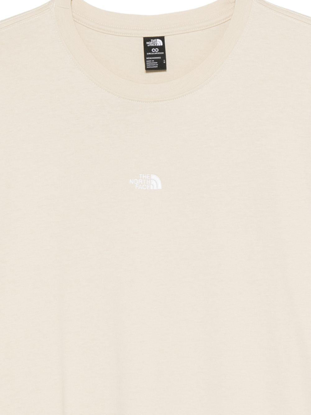 THE NORTH FACE T-shirt beige con logo
