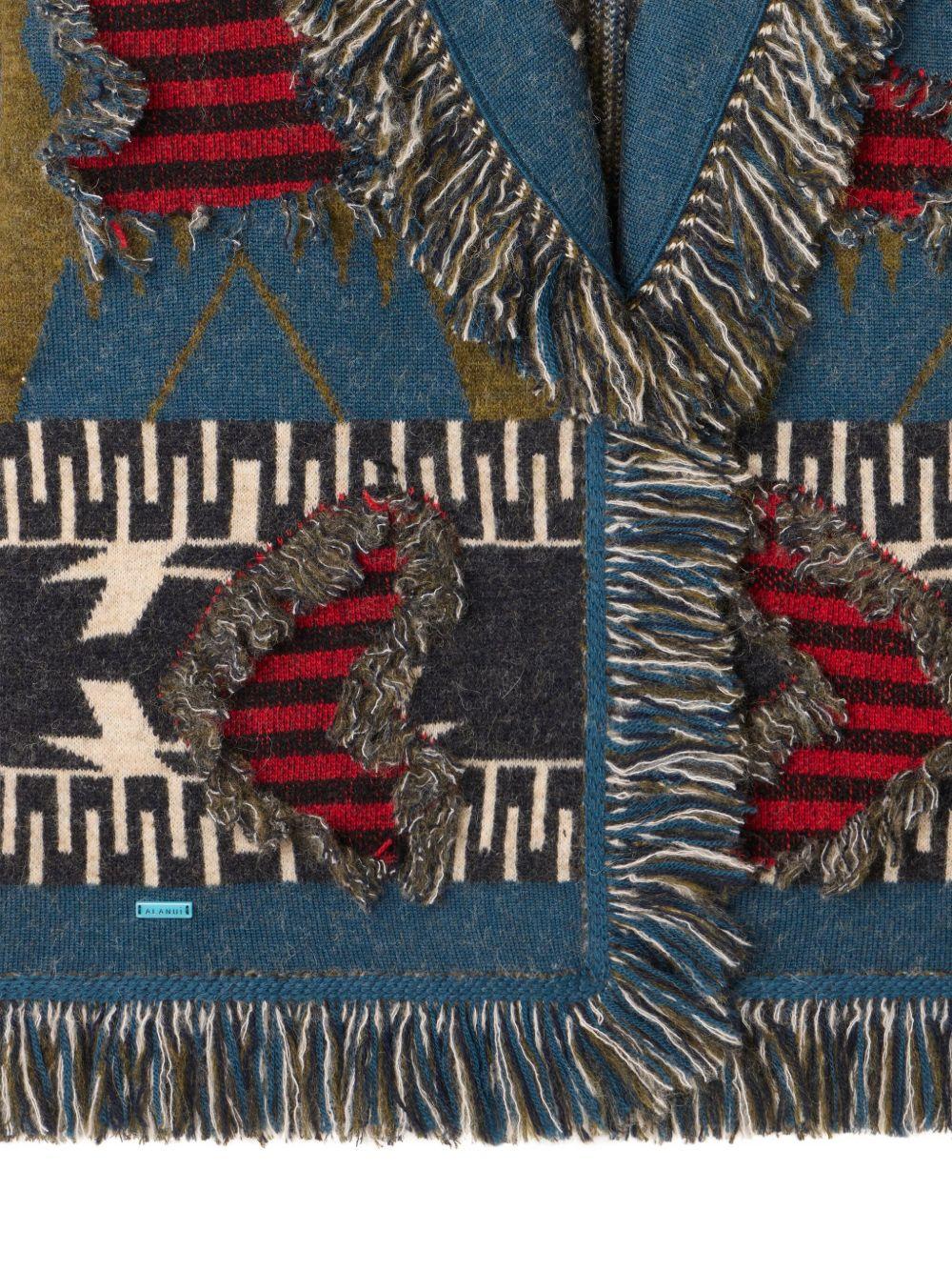 ALANUI Cardigan con frange e cintura