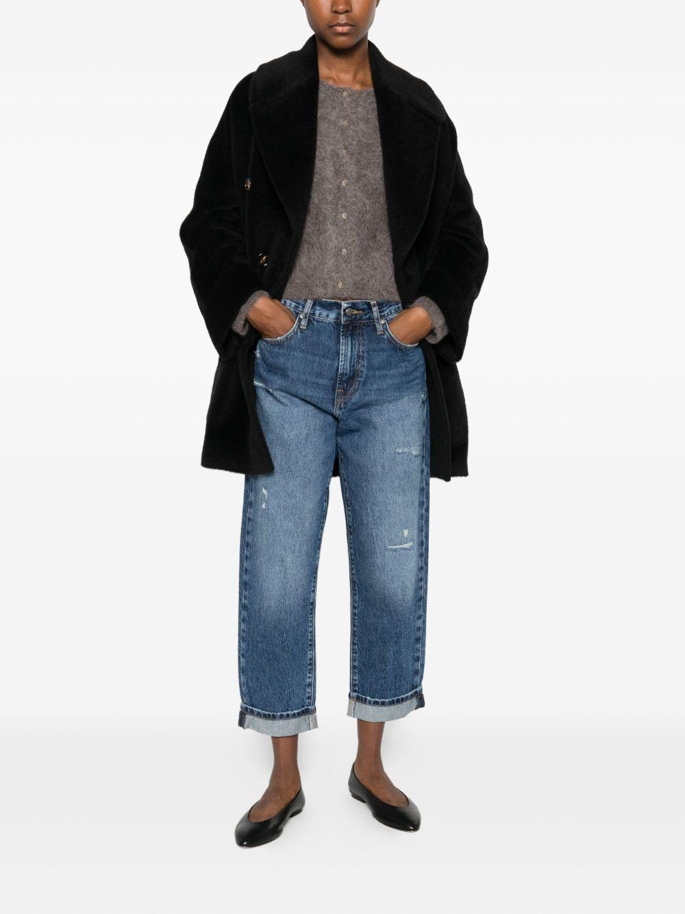 TAGLIATORE Cappotto nero doppiopetto