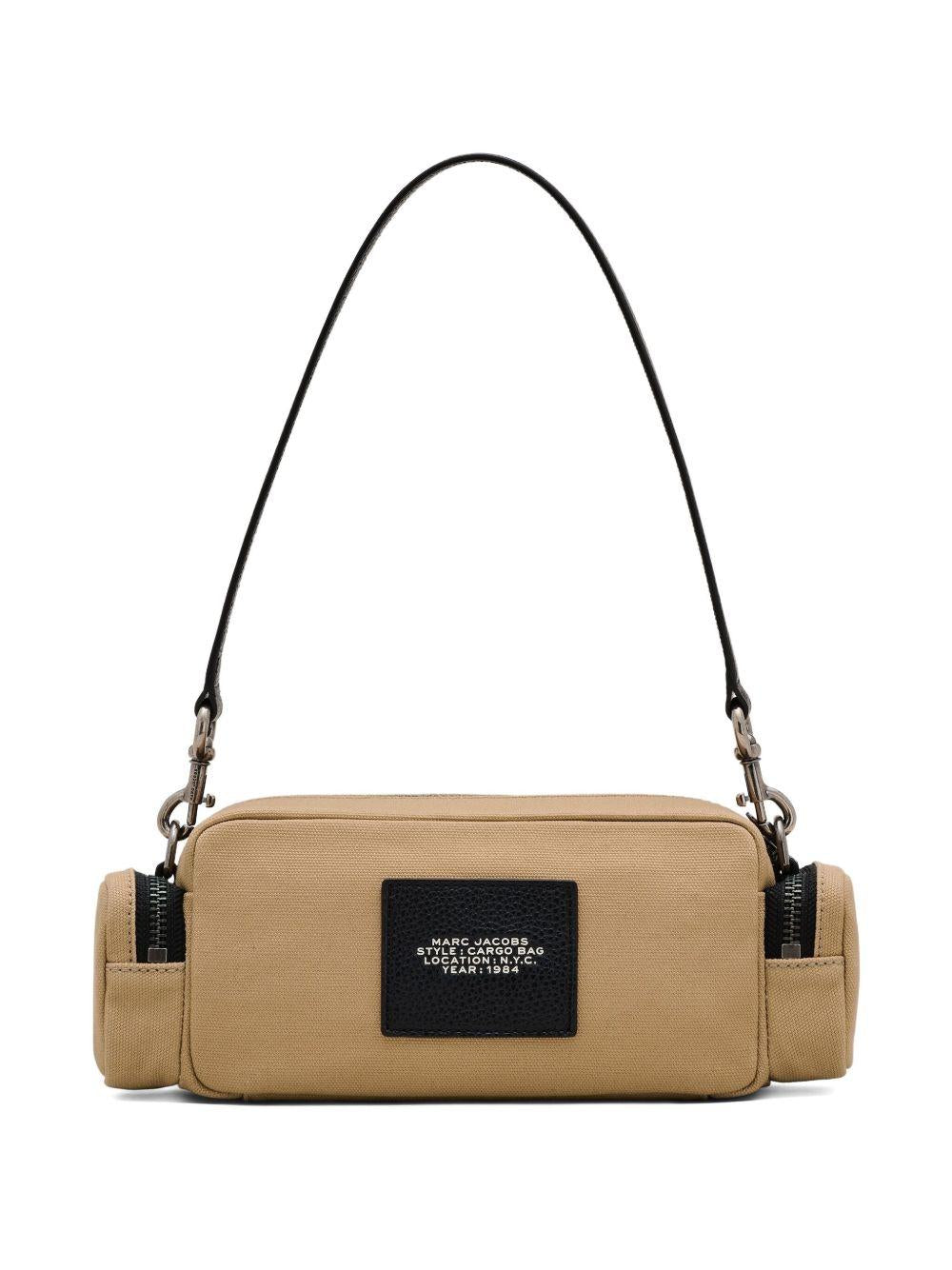 MARC JACOBS Borsa a spalla 'The Cargo Canvas Shoulder Bag' beige
