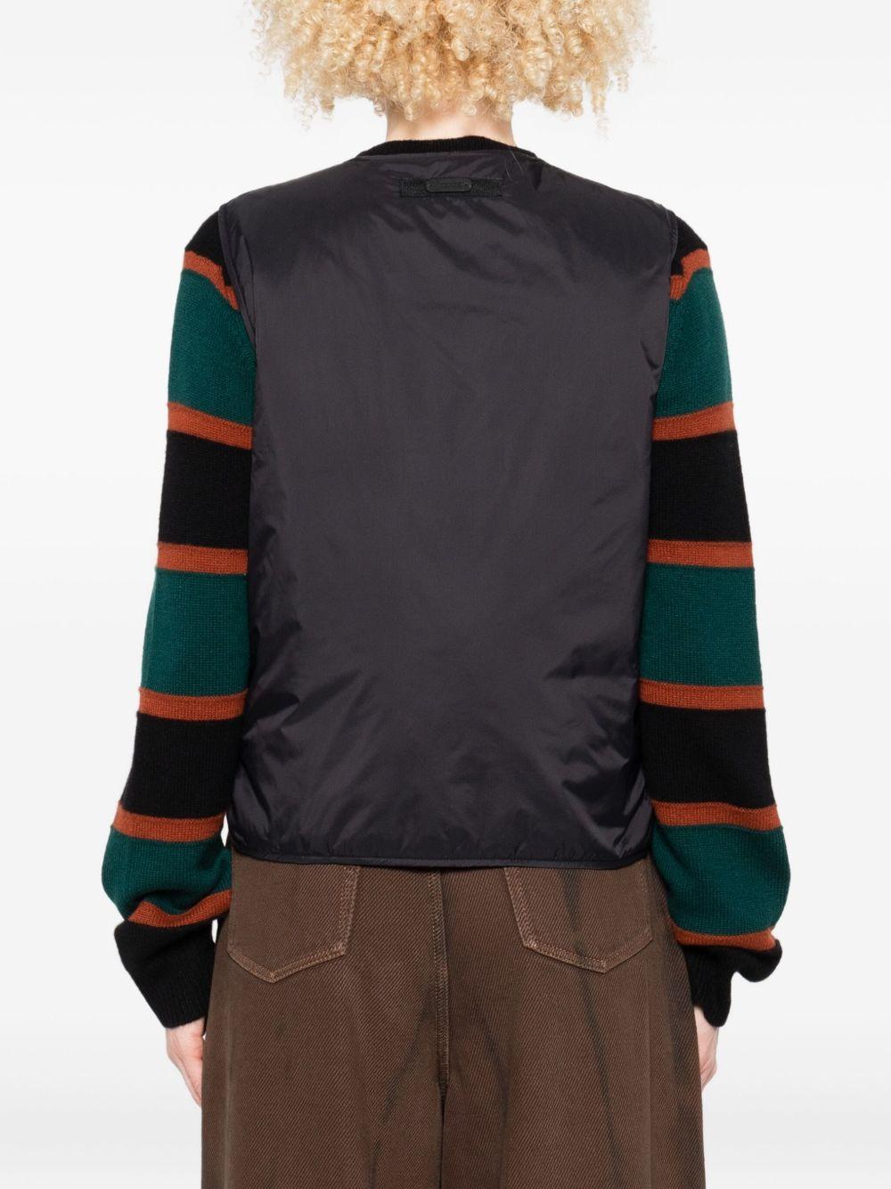 YERSE Gilet imbottito con bottoni