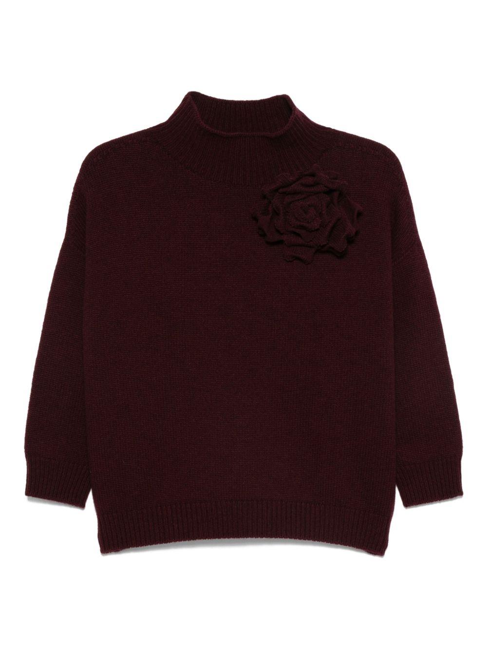 VANISE Maglia 'Chantal Bordeaux'