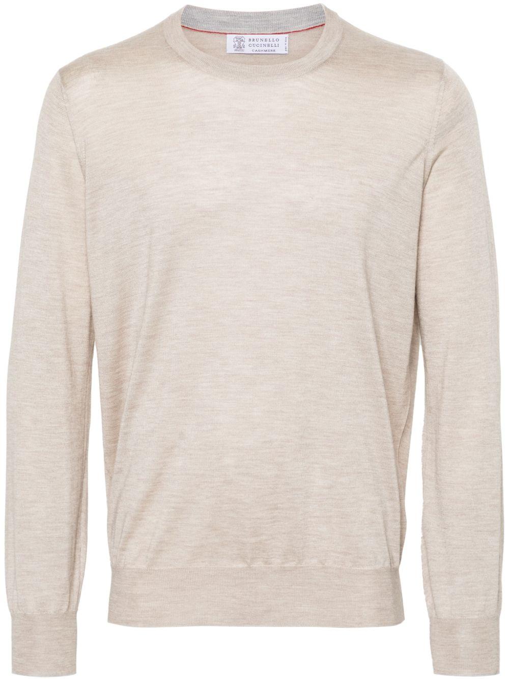 BRUNELLO CUCINELLI Maglia in cashmere misto seta
