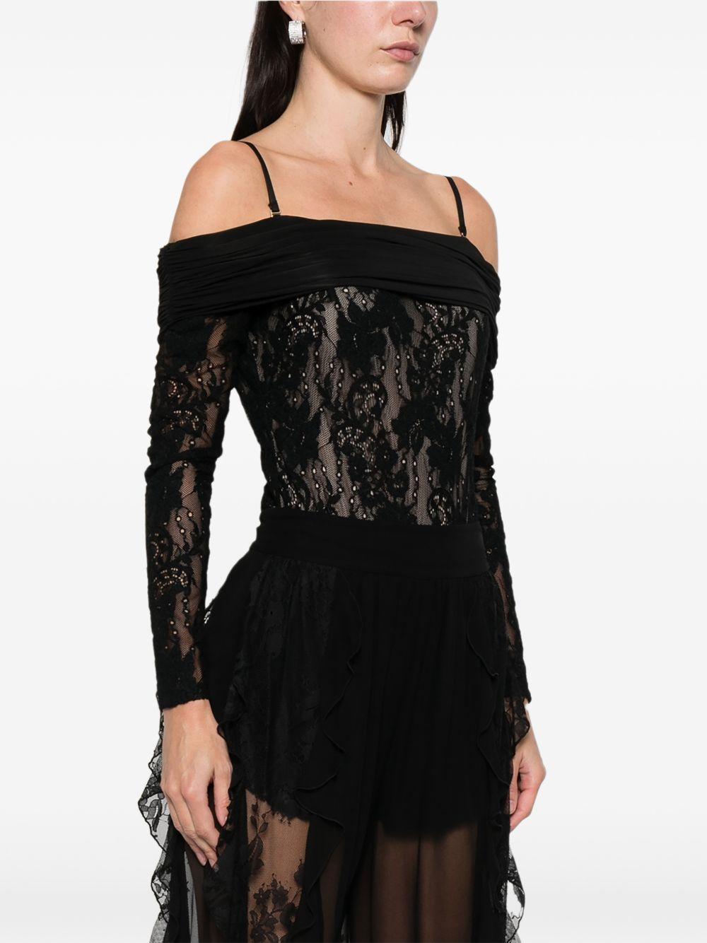 ZIMMERMANN Body in pizzo nero