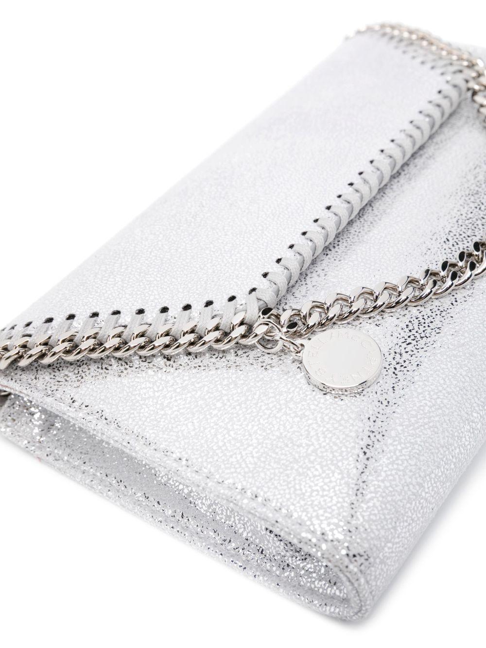 STELLA MCCARTNEY Borsa a tracolla Mini Falabella argento