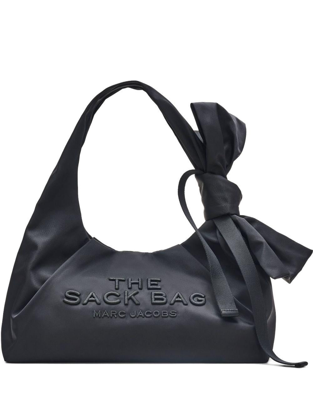 MARC JACOBS Borsa a mano 'The Bow Nylon Sack Bag' nera
