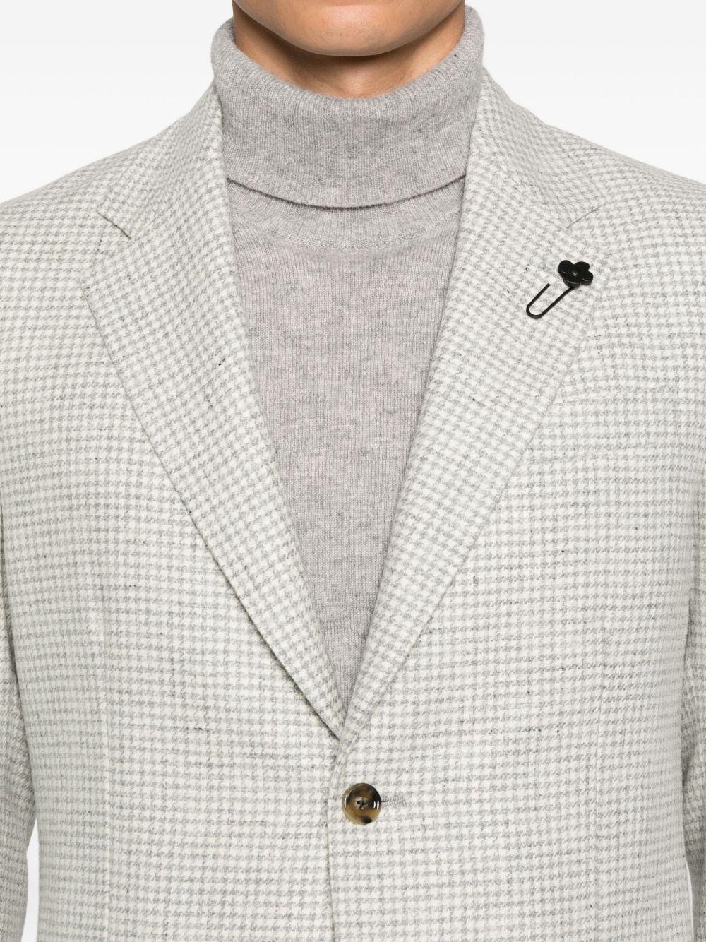 LARDINI Blazer grigio chiaro in lana