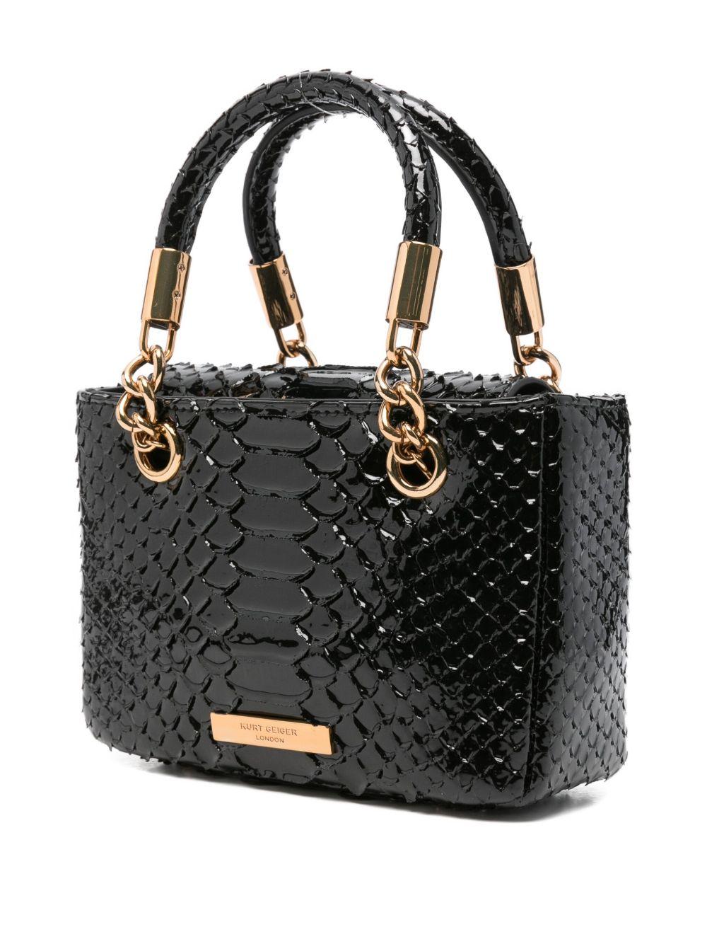 KURT GEIGER Borsa a mano mini 'Kensington' in pelle nera