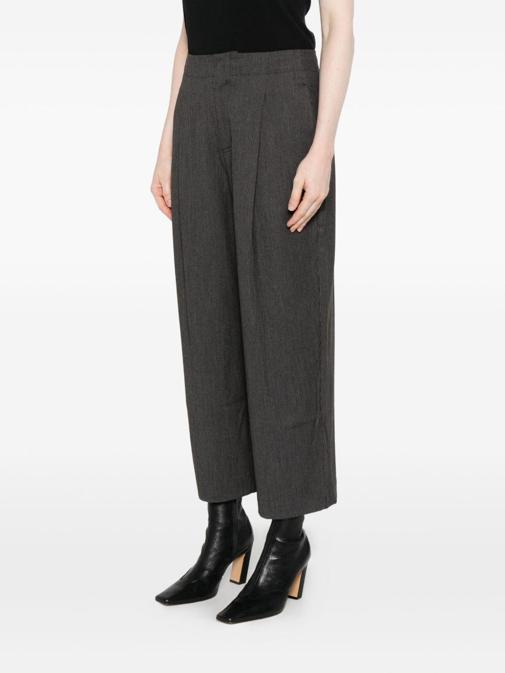 YERSE Pantaloni Crush grigio antracite