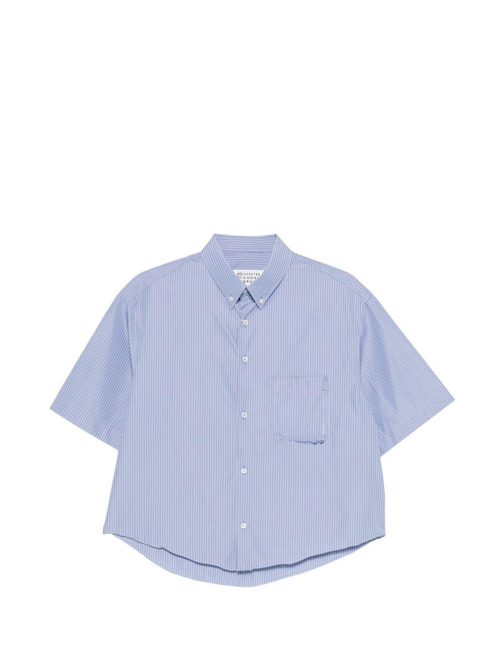 MAISON MARGIELA Camicia a maniche corte in cotone