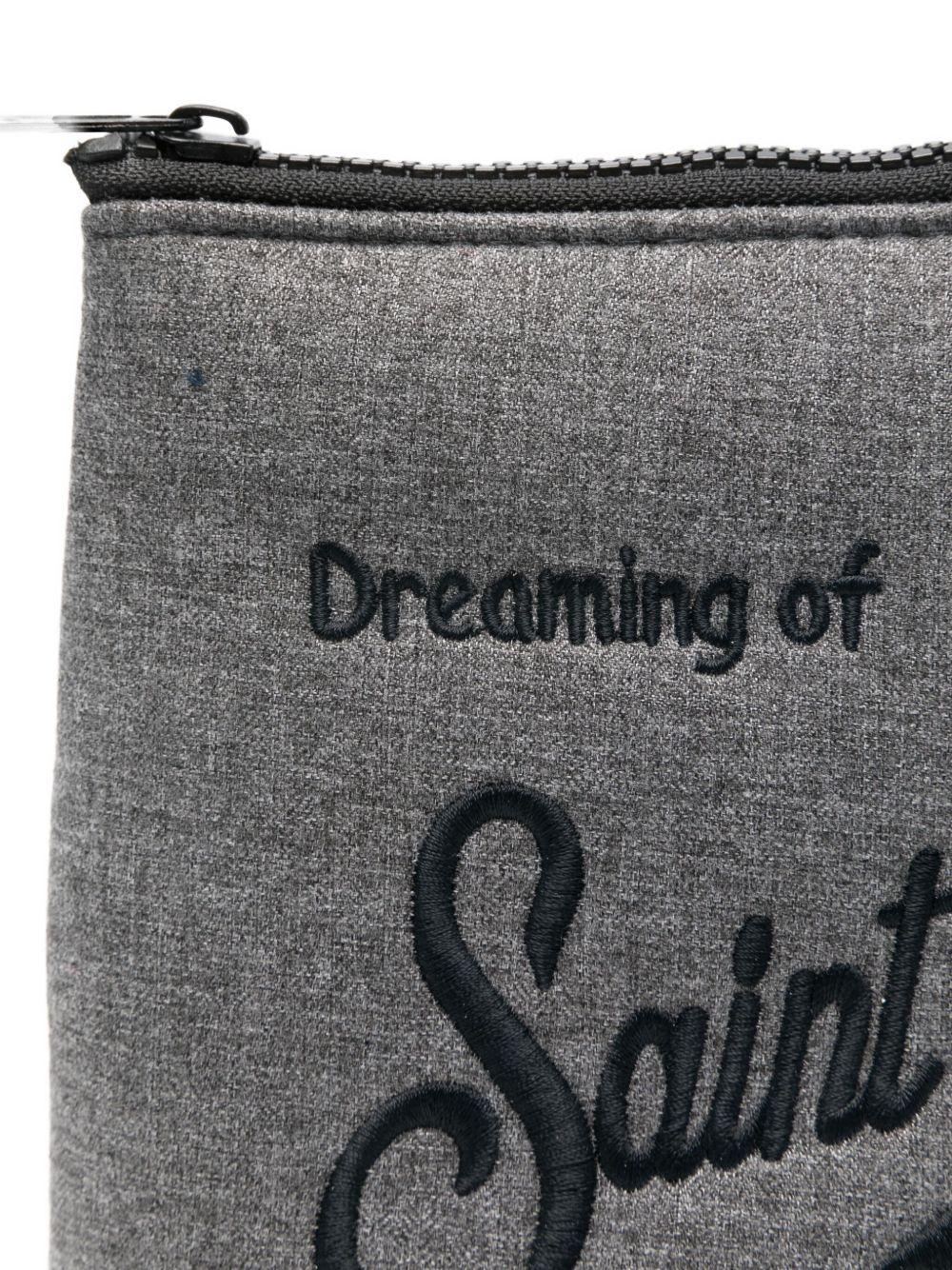 MC2 SAINT BARTH Pochette Aline Flannel grigia