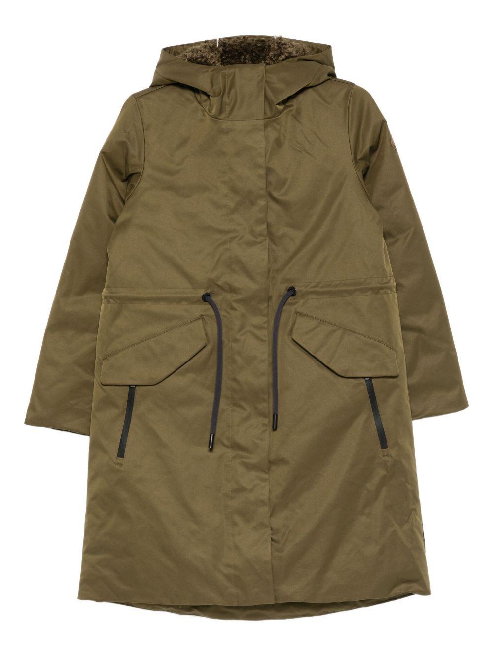 SAVE THE DUCK Parka lungo 'Joel' verde