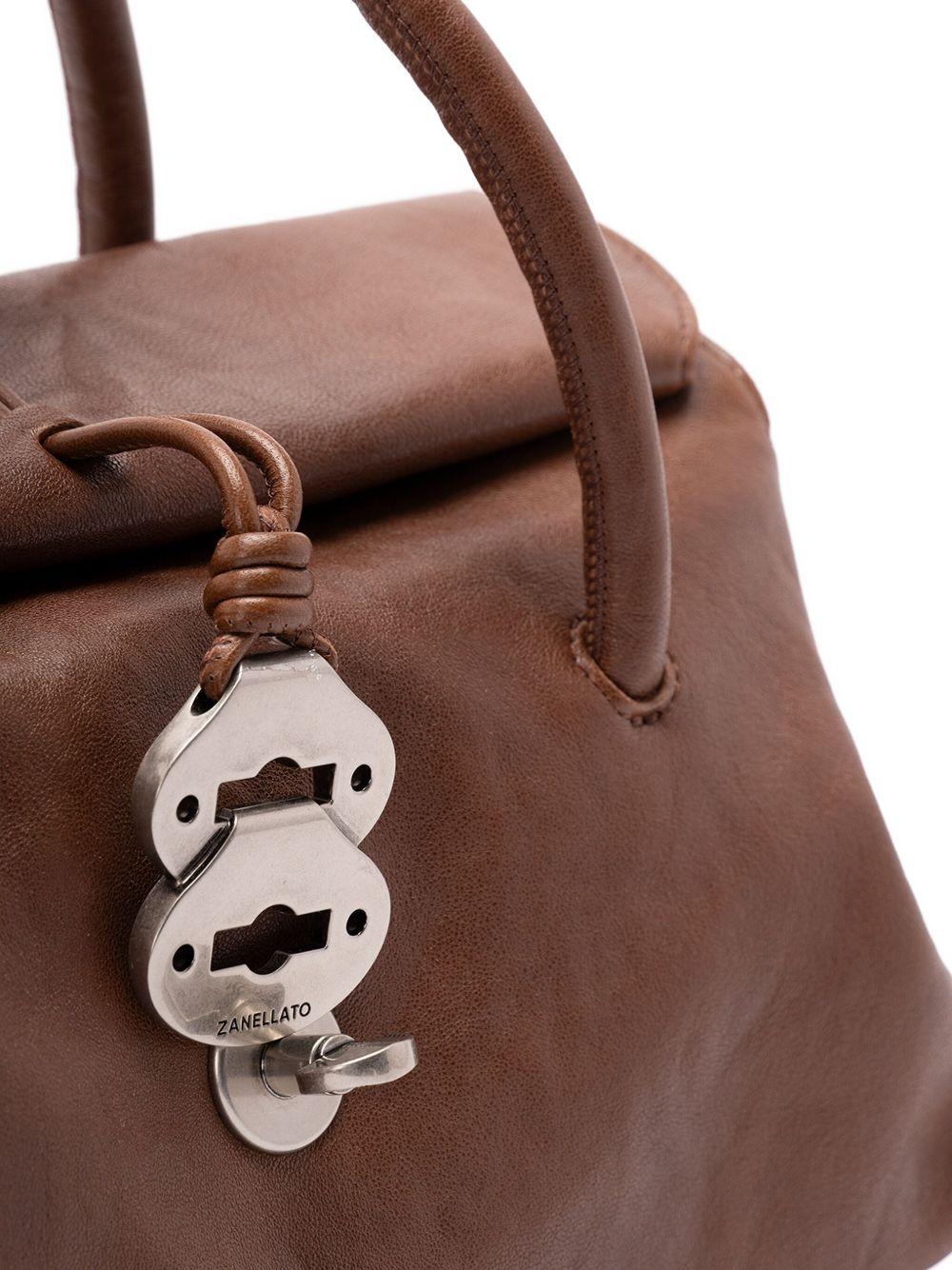 ZANELLATO Borsa Dotta Small in nappa marrone