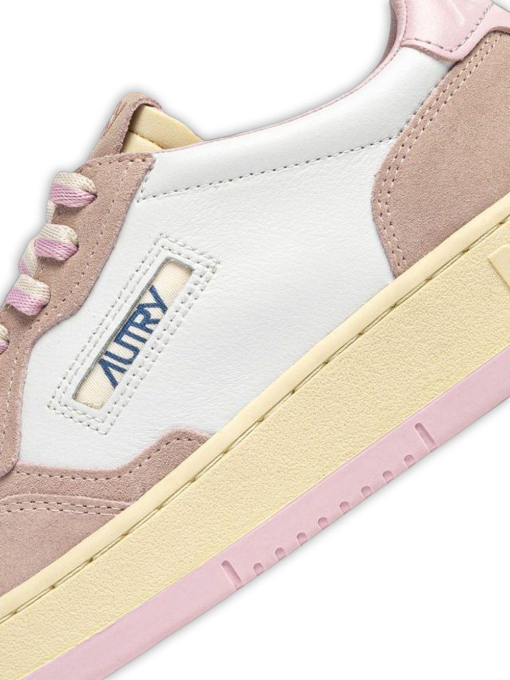 AUTRY Sneakers Medalist bianche e rosa