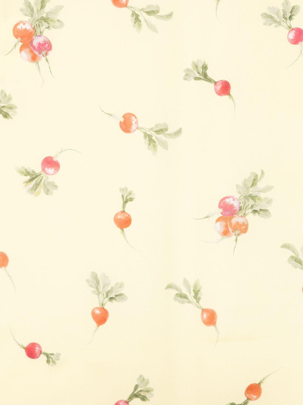 JACQUEMUS Foulardi in seta beige con stampa