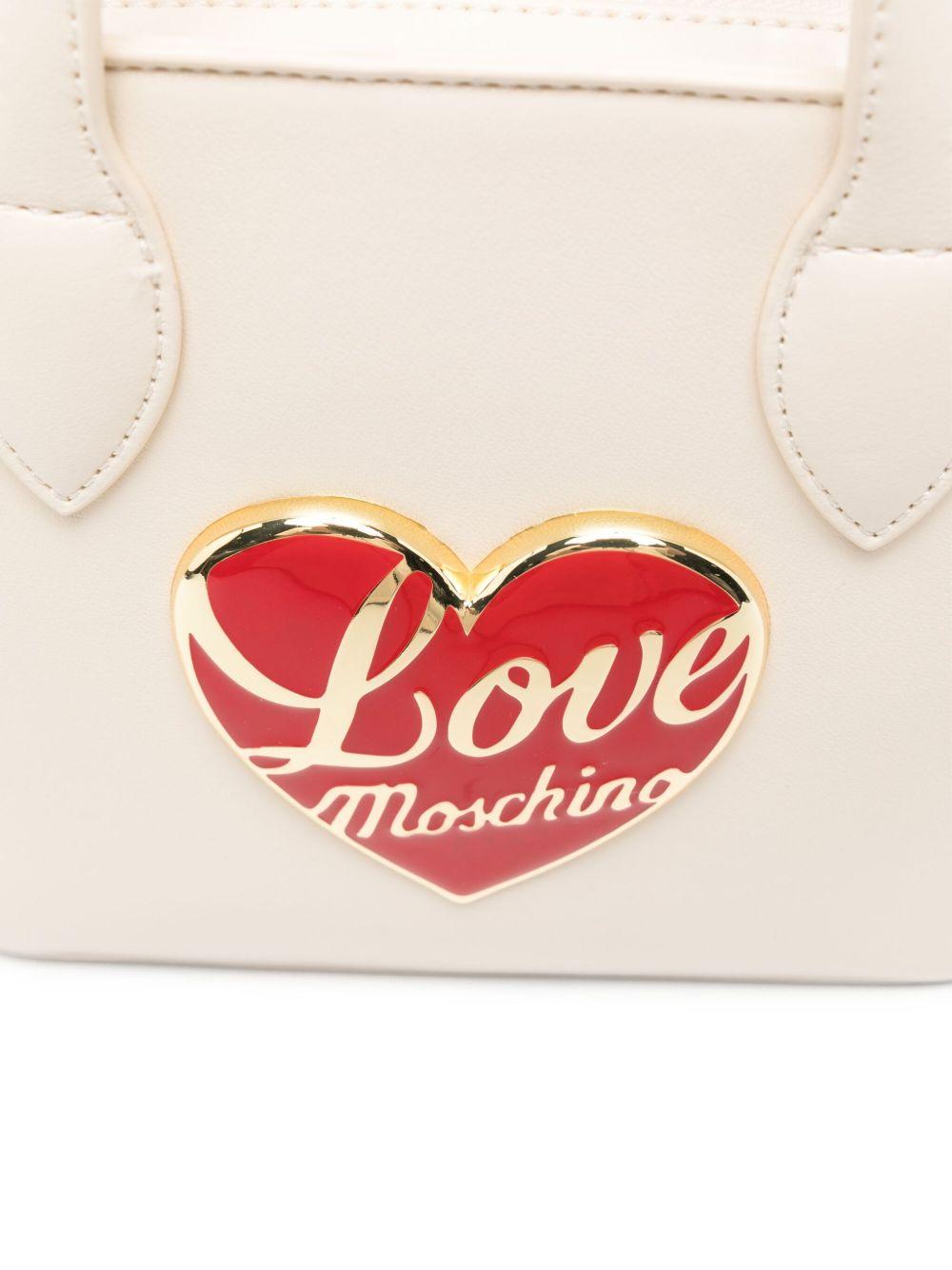 LOVE MOSCHINO Borsa a mano con lettering dorato