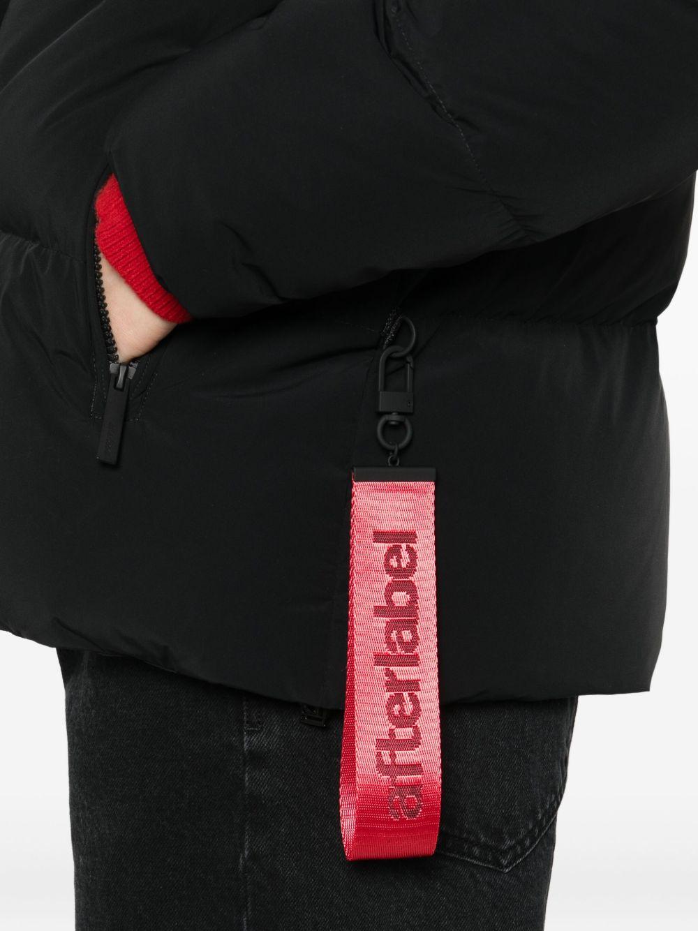 AFTER LABEL Piumino nero corto