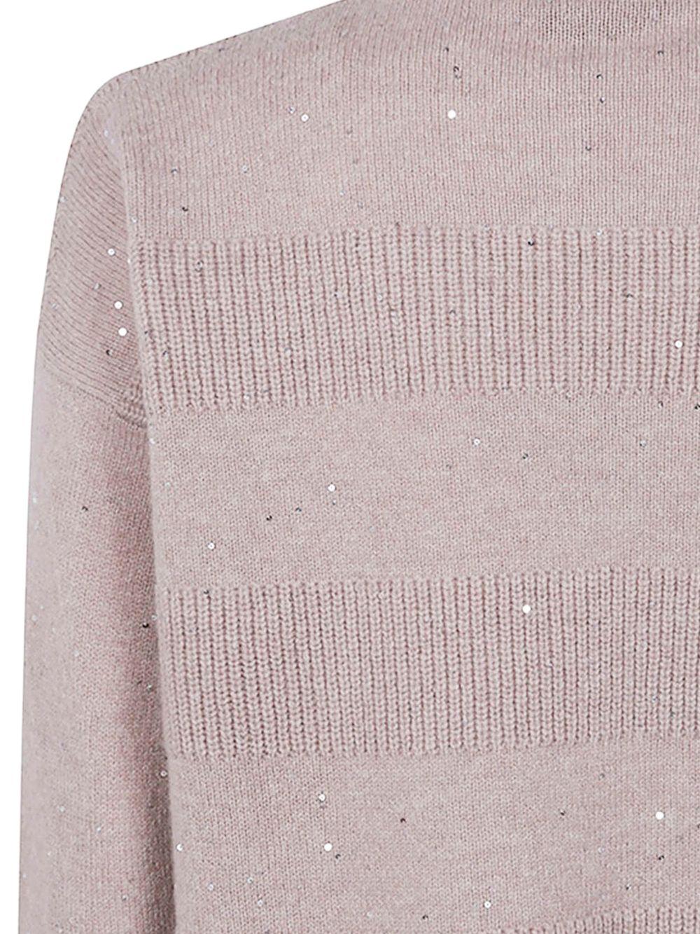 D EXTERIOR Dolcevita beige chiaro a costine