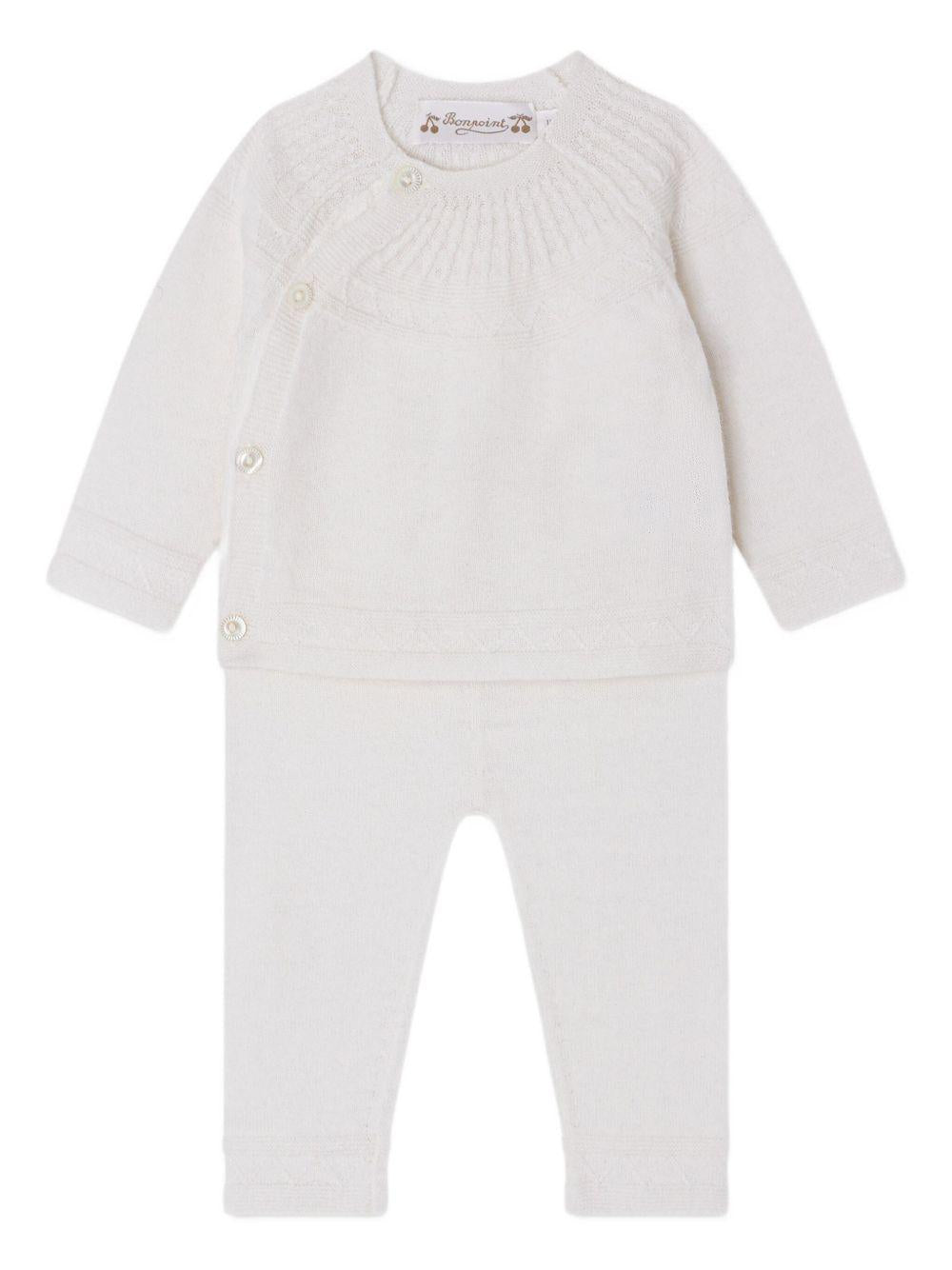 BONPOINT Set neonata 'Jina' in lana misto cashmere