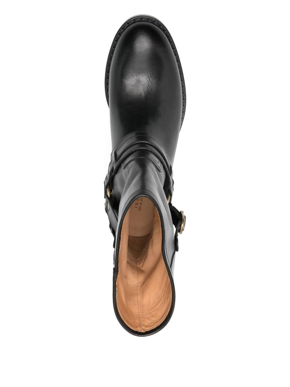 ISABEL MARANT Stivali biker in pelle