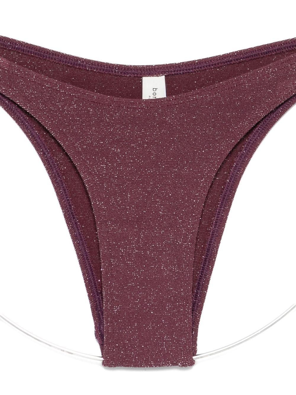 BOND EYE Slip bikini Scene in lurex color bordeaux