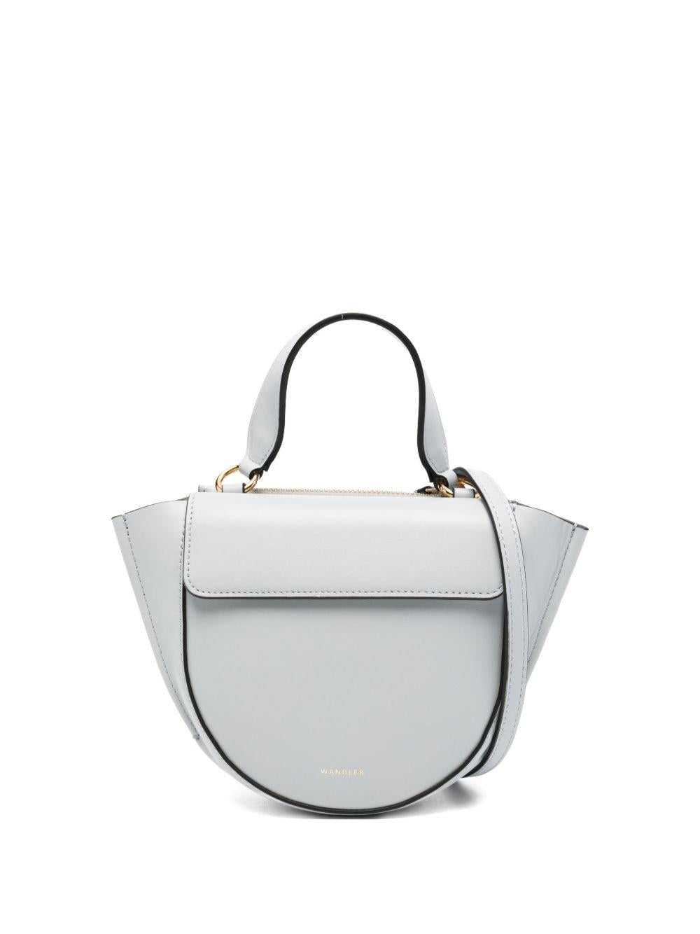 WANDLER Borsa a mano piccola Hortensia celeste con tracolla
