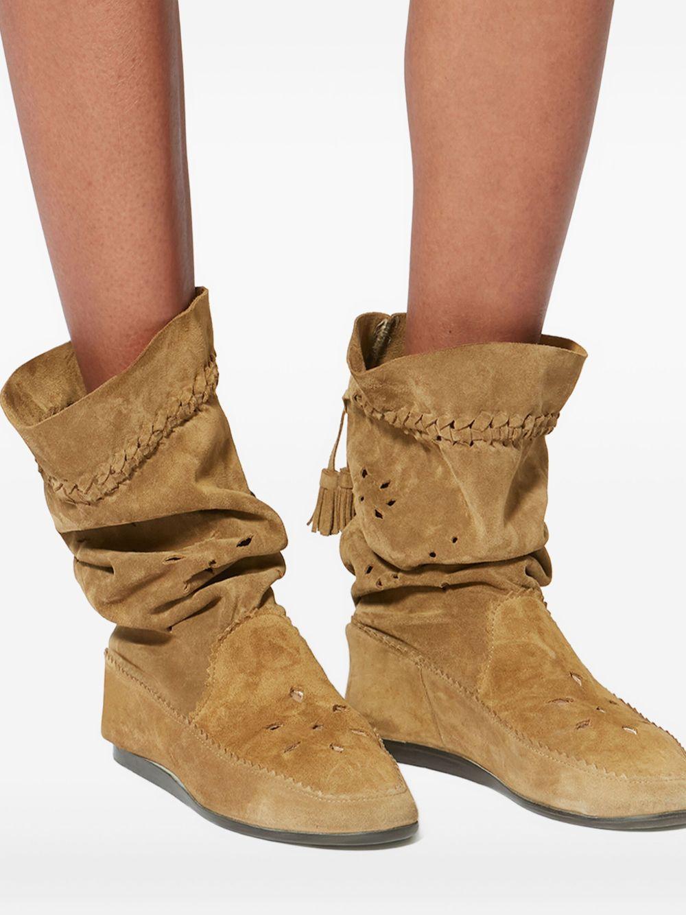 ISABEL MARANT Stivali Welky in pelle scamosciata