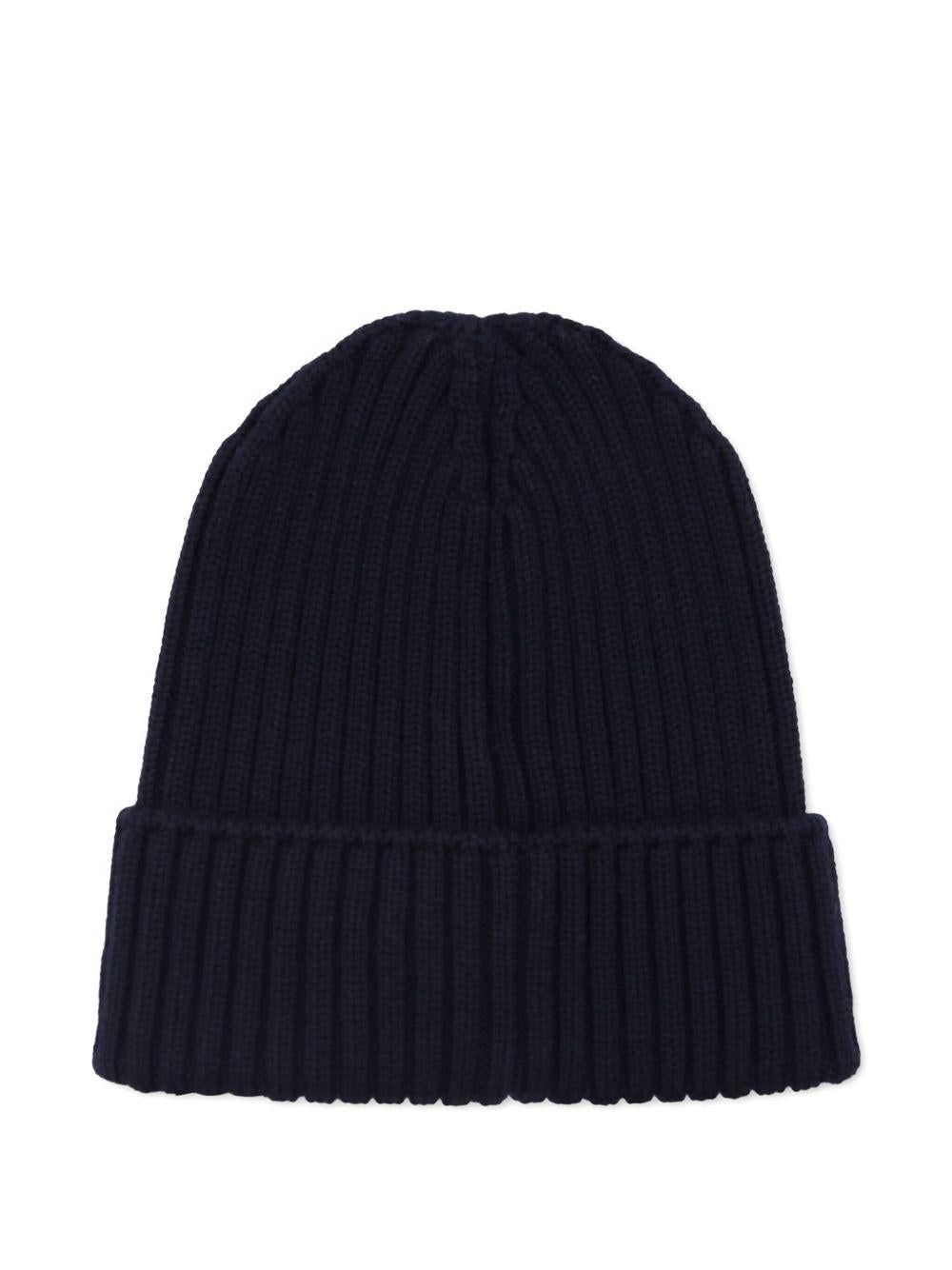 MONCLER Berretto in lana con logo