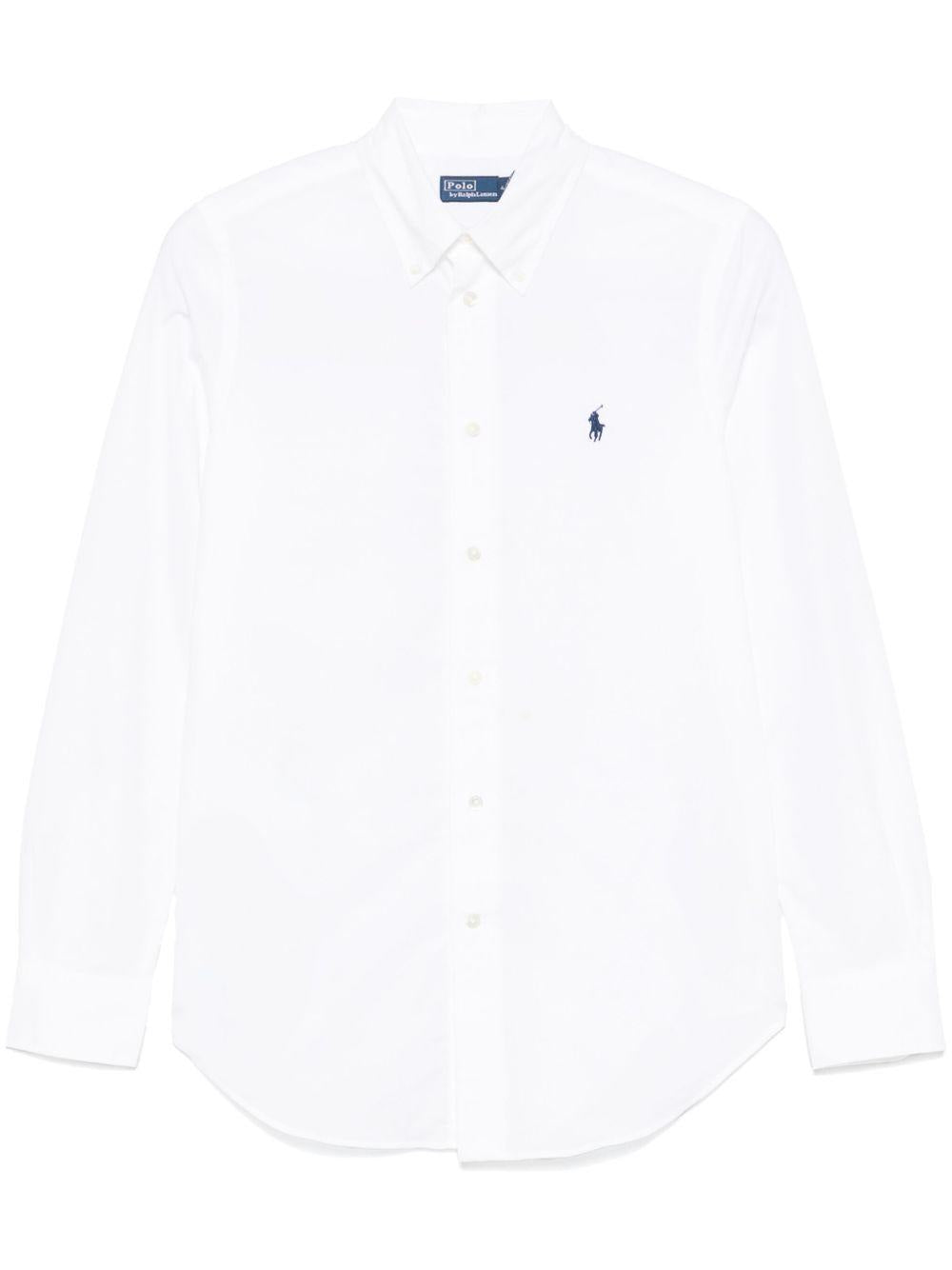 POLO RALPH LAUREN Camicia bianca stretch